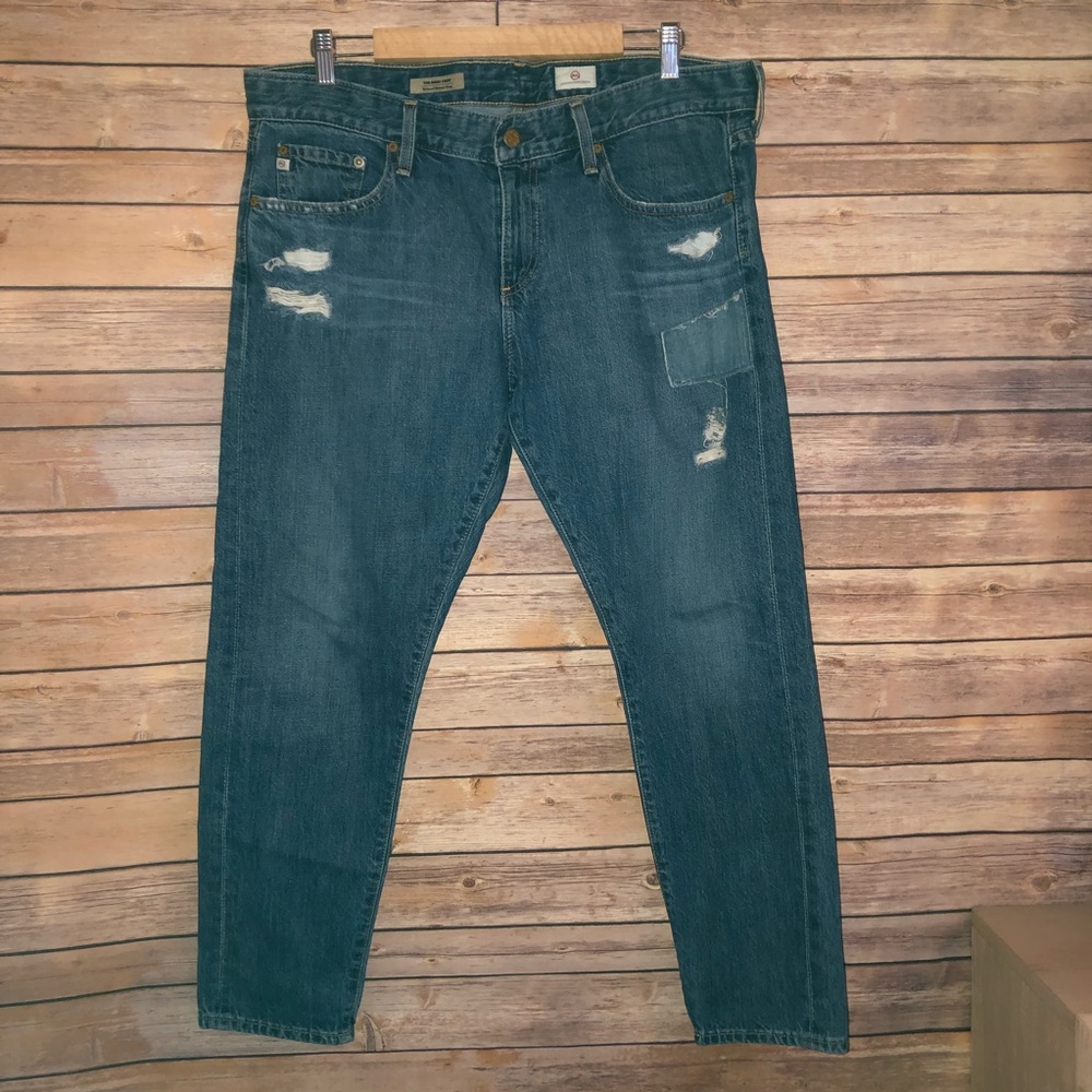 AG The Nikki Cropped Relaxed Skinny 32